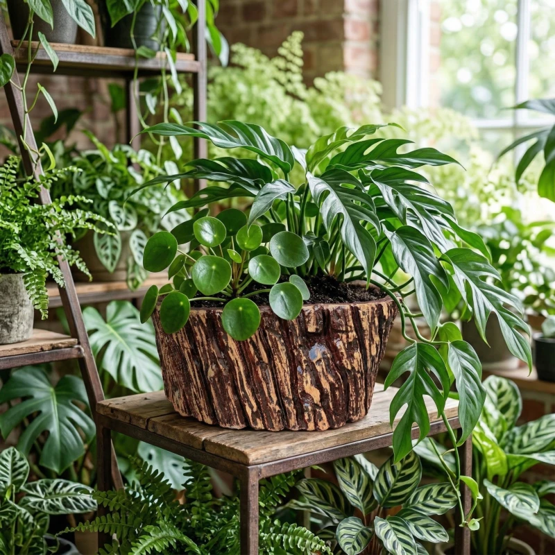 Góc Xanh Tài Lộc: Gợi Ý Kết Hợp Cây Đồng Tiền Cùng Chậu Zenpot