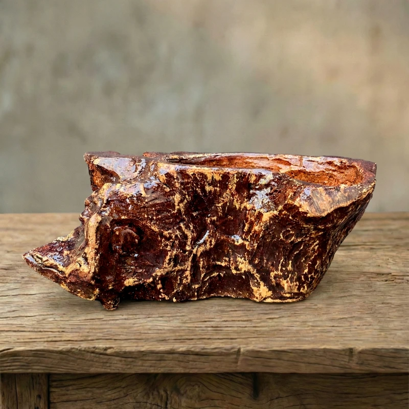 Chậu Vân Gỗ Nghệ Thuật ZP-017