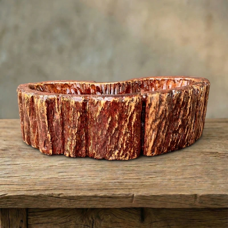 Chậu Vân Gỗ Nghệ Thuật ZP-020