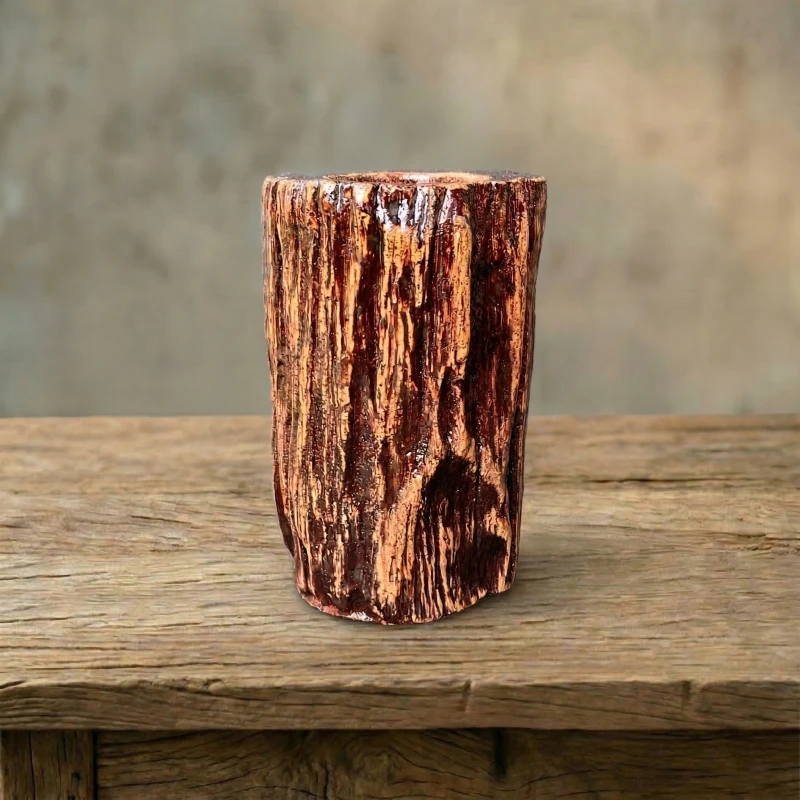 Ống Đựng Bút Vân Gỗ ZP-026